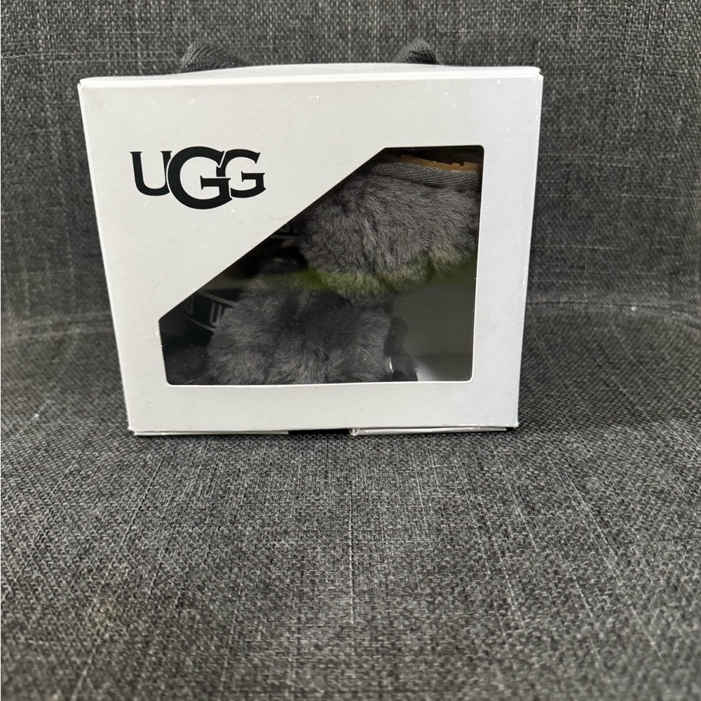 BABY UGG Charcoal Fluff Yeah Slide
